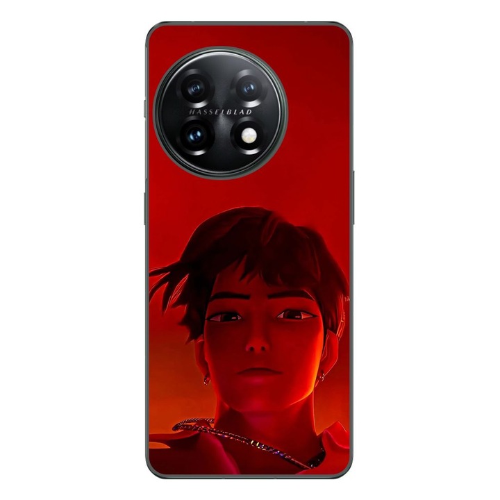 Husa compatibila cu OnePlus 12R Silicon Gel Tpu Model KPop Demon Hunters Jinu Red