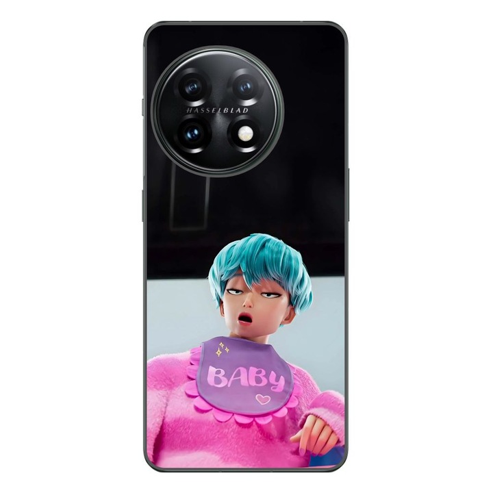 Husa compatibila cu OnePlus 12R Silicon Gel Tpu Model KPop Demon Hunters Saja Baby