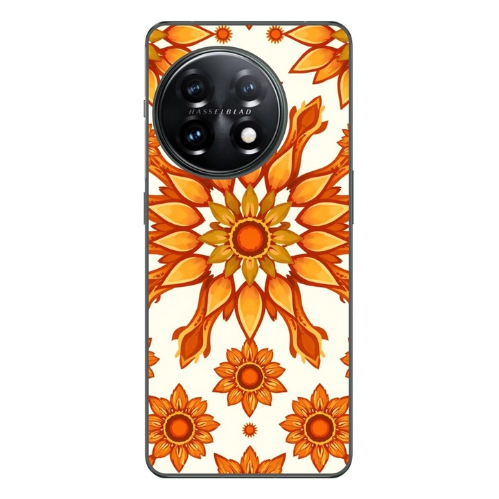 Husa compatibila cu OnePlus 12R Silicon Gel Tpu Model Sun Flower Soul