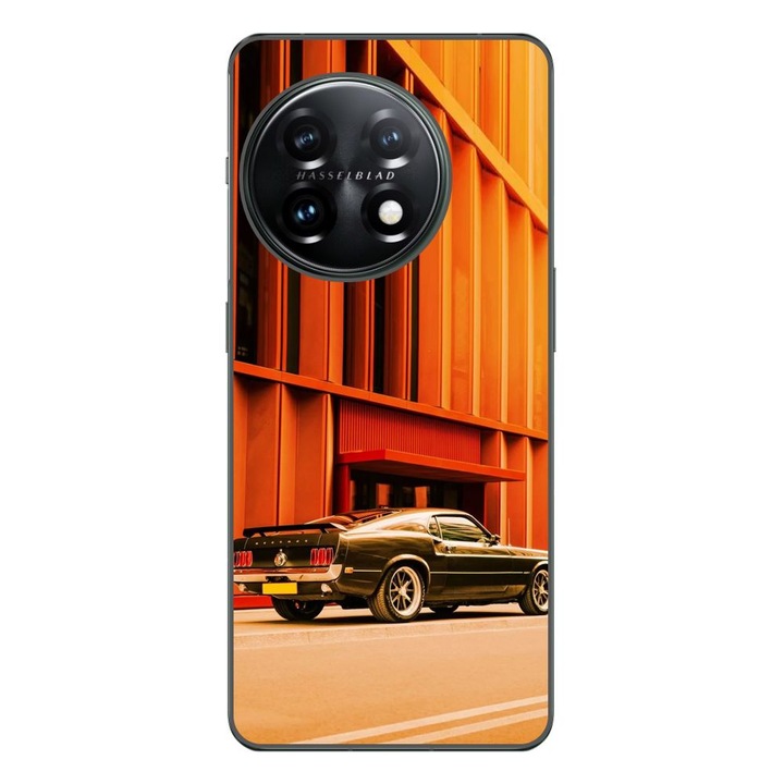 Husa compatibila cu OnePlus 12R Silicon Gel Tpu Model Mustang Sunset