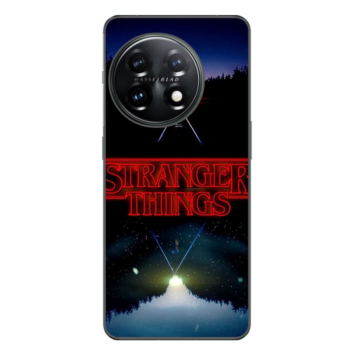 Husa compatibila cu OnePlus 12R Silicon Gel Tpu Model Stranger Things Sunset