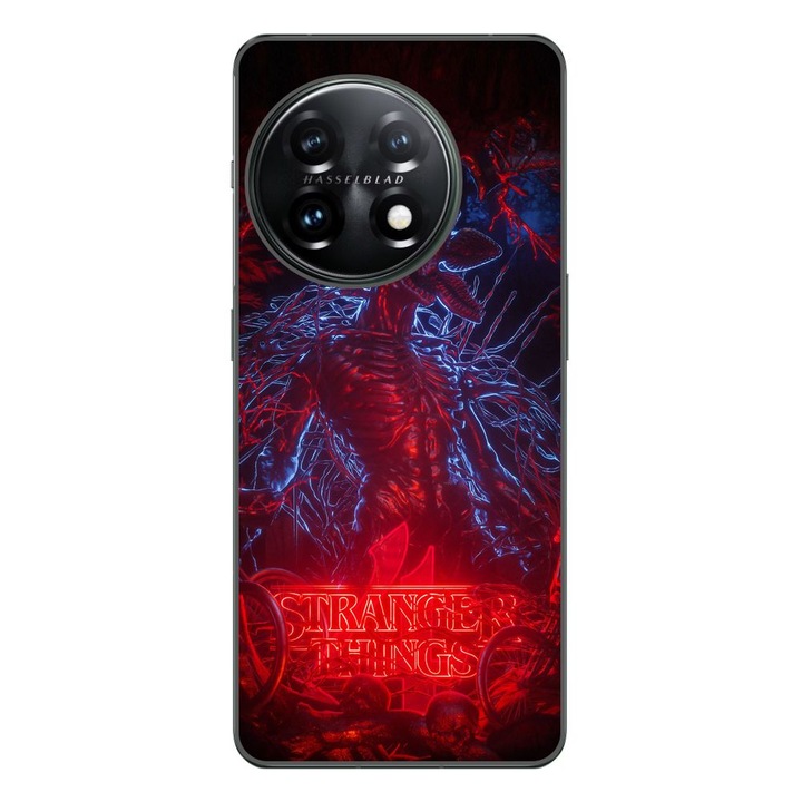 Husa compatibila cu OnePlus 12 Silicon Gel Tpu Model Stranger Things Demogorgon