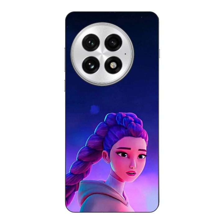 Husa compatibila cu OnePlus 13 Silicon Gel Tpu Model KPop Demon Hunters Rumi Sunset