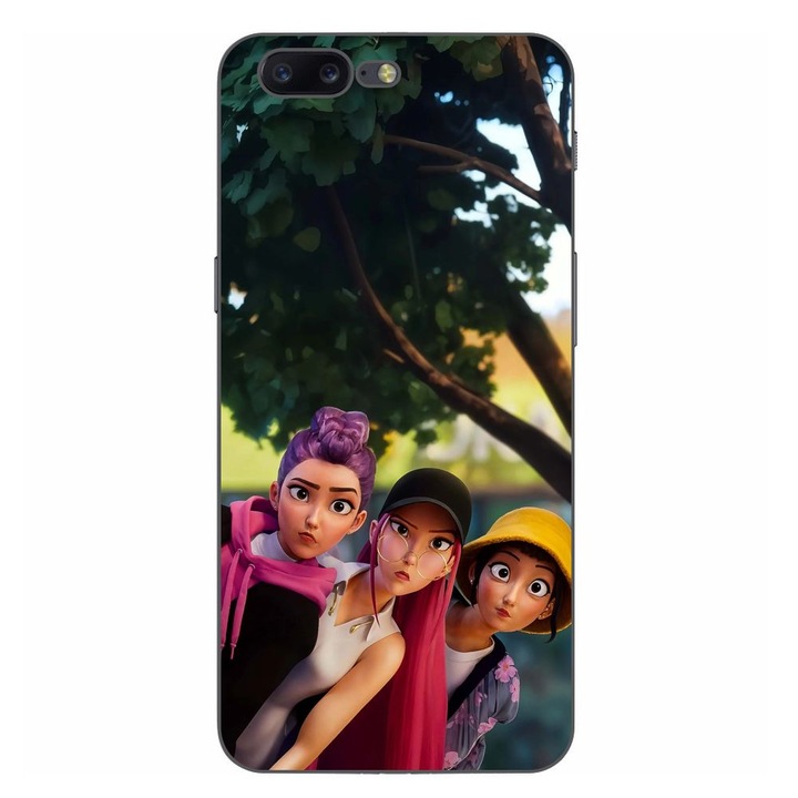 Husa compatibila cu OnePlus 5 Silicon Gel Tpu Model KPop Demon Hunters Shy Girls