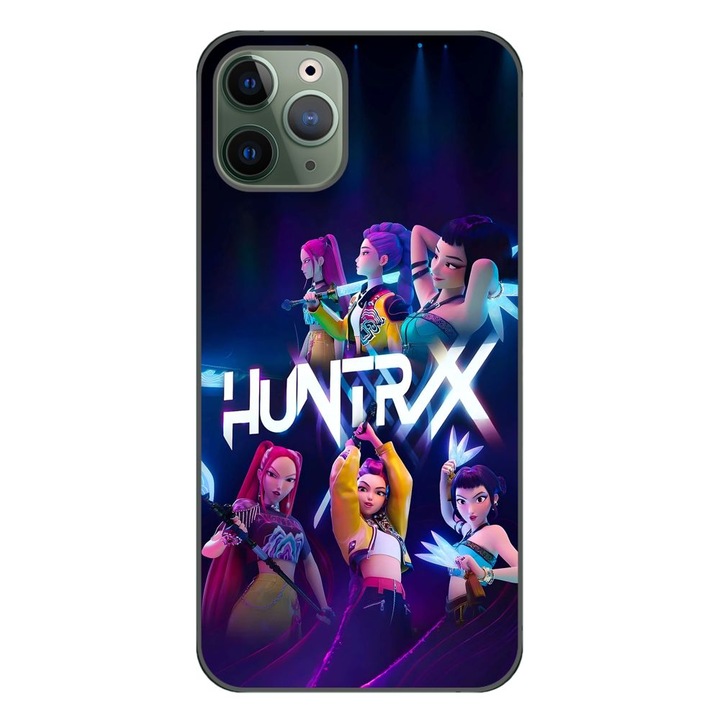 Husa compatibila cu Apple iPhone 11 Pro Max Silicon Gel Tpu Model KPop Demon Hunters HuntrXX