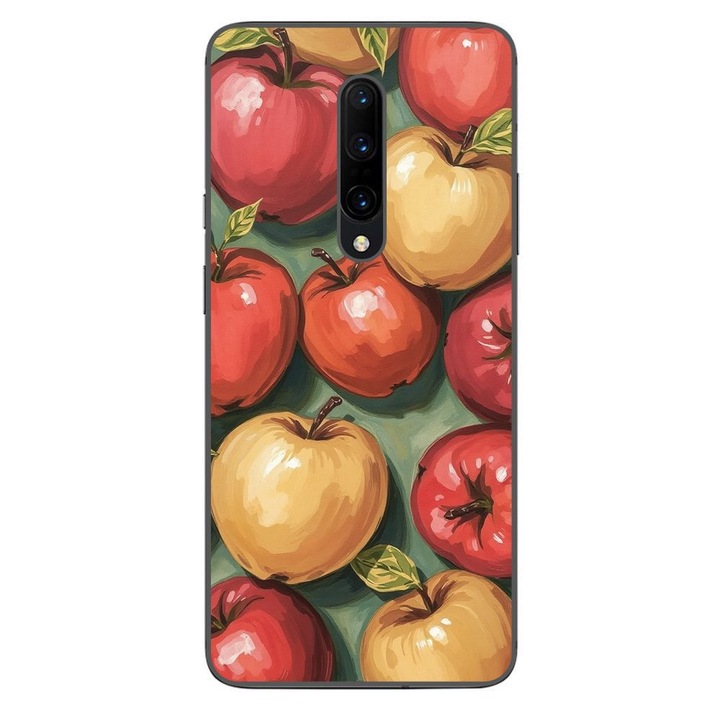 Husa compatibila cu OnePlus 7 Pro Silicon Gel Tpu Model Painted compatibila cu Apples