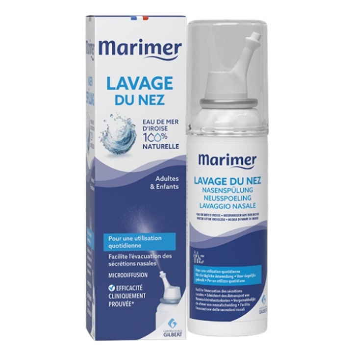 Spray Nazal Marimer, igiena zilnică, 100 ml, utilizare pentru copii şi adulţi