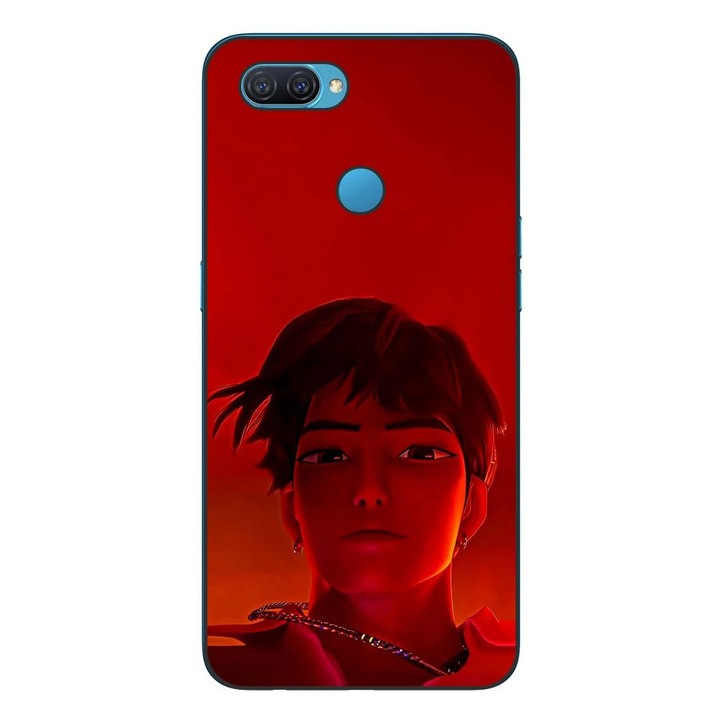 Husa compatibila cu Oppo A12 Silicon Gel Tpu Model KPop Demon Hunters Jinu Red