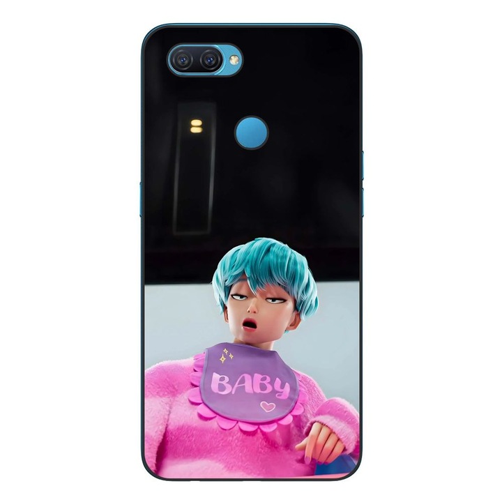 Husa compatibila cu Oppo A12 Silicon Gel Tpu Model KPop Demon Hunters Saja Baby