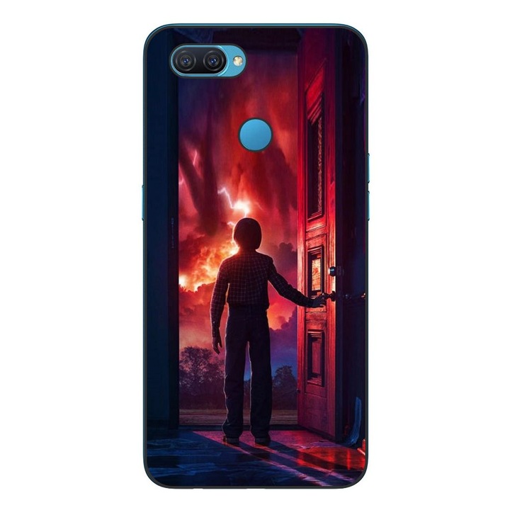 Husa compatibila cu Oppo A12 Silicon Gel Tpu Model Stranger Things Door to Hell