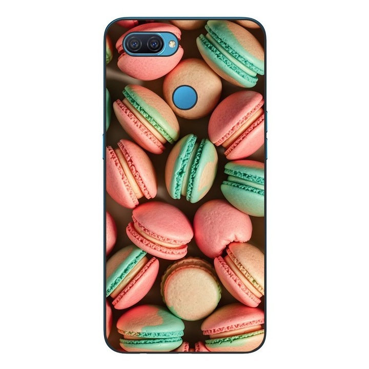 Husa compatibila cu Oppo A12 Silicon Gel Tpu Model Tasty Macarons