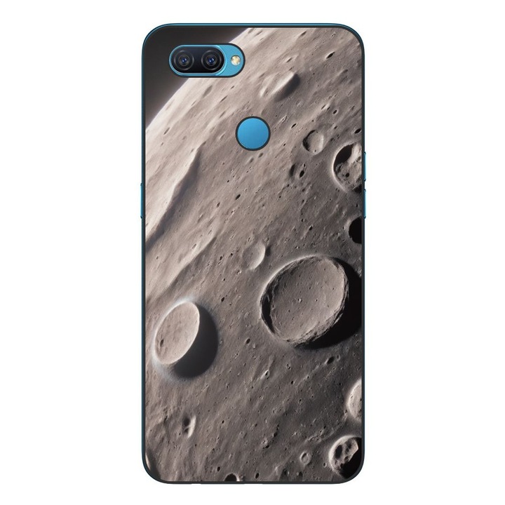 Husa compatibila cu Oppo A12 Silicon Gel Tpu Model Moon Surface