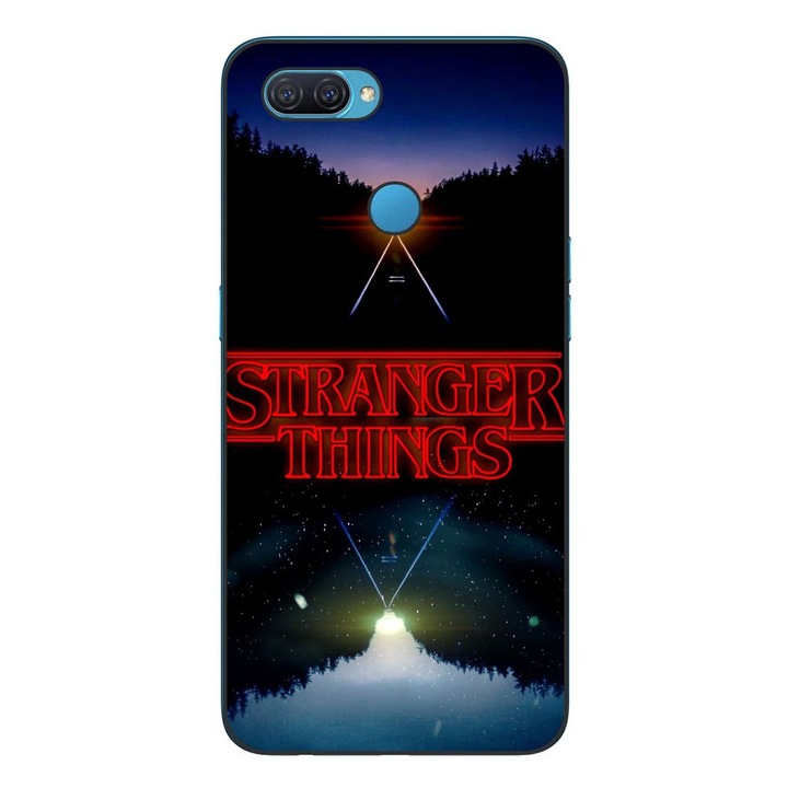 Husa compatibila cu Oppo A12 Silicon Gel Tpu Model Stranger Things Sunset