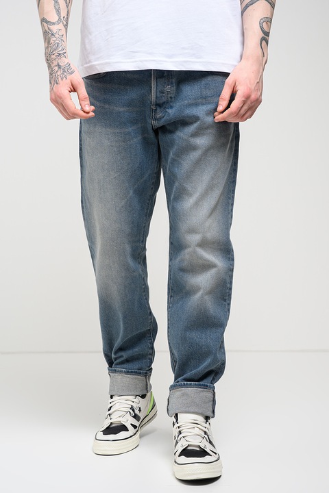 G-STAR, Blugi cu aspect decolorat Morry, Albastru