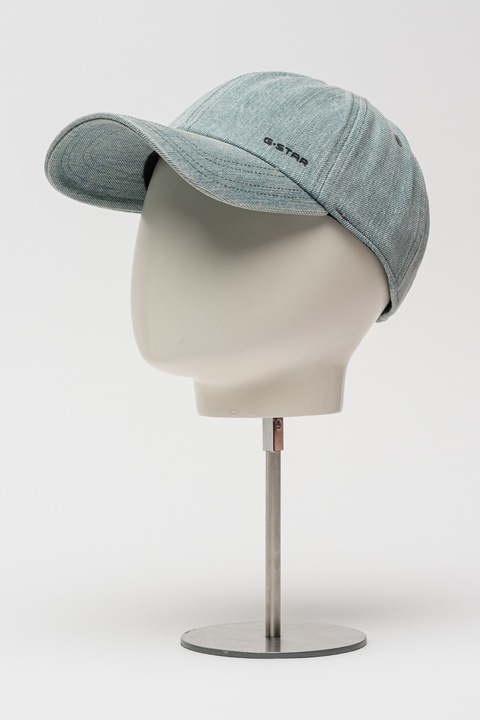 G-STAR, Sapca baseball din denim, Albastru deschis