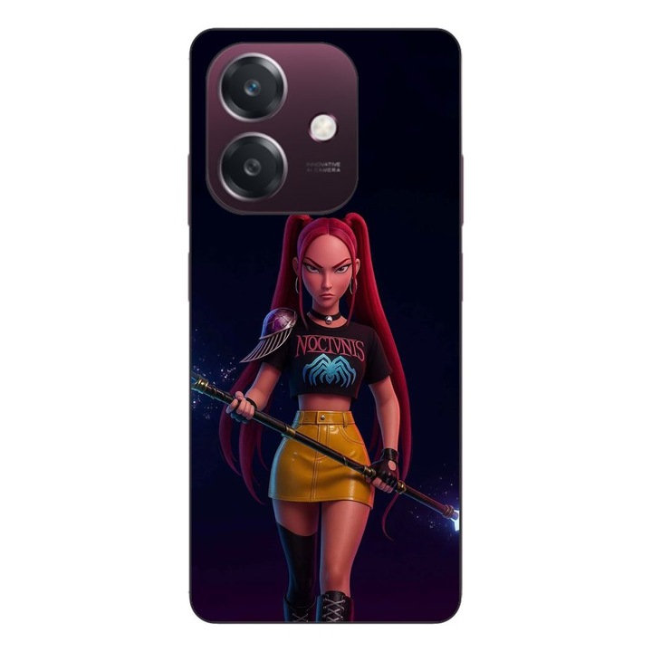 Husa compatibila cu Oppo A40 Silicon Gel Tpu Model KPop Demon Hunters Mira Fight