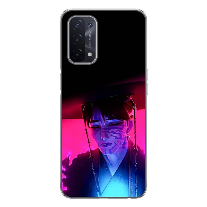 Husa compatibila cu Oppo A54 5G, A74 5G Silicon Gel Tpu Model KPop Demon Hunters Jinu Universe