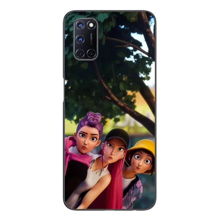 Husa compatibila cu Oppo A72 Silicon Gel Tpu Model KPop Demon Hunters Shy Girls