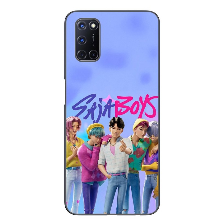 Husa compatibila cu Oppo A72 Silicon Gel Tpu Model KPop Demon Hunters Saja Boys