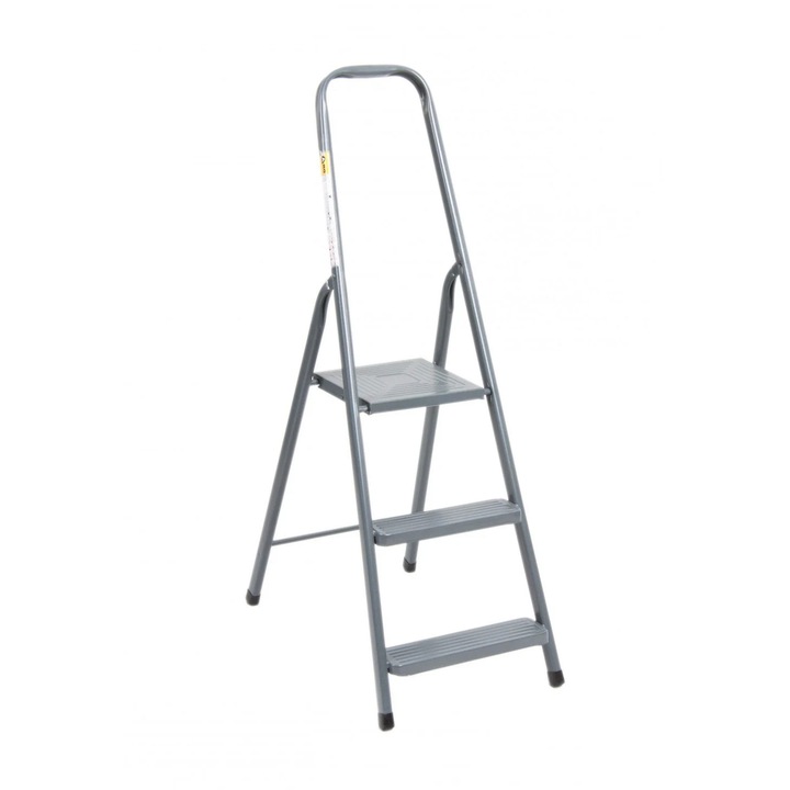 Scara otel, 1 x 3 trepte, inaltime 1.25 m, 125 kg