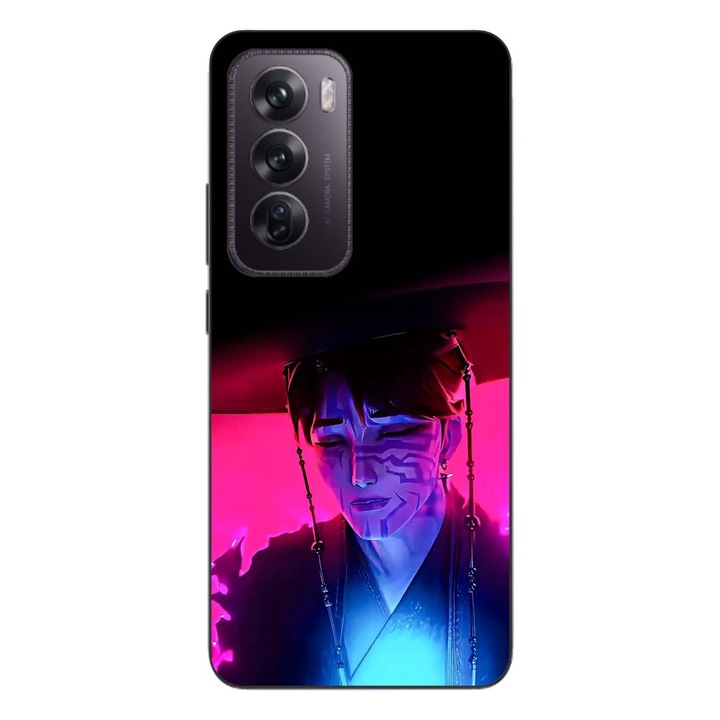 Husa compatibila cu Oppo Reno12 Pro Silicon Gel Tpu Model KPop Demon Hunters Jinu Universe