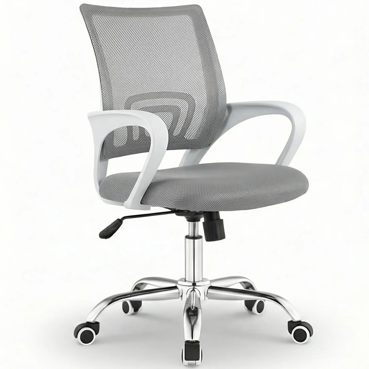 Pepita ergonomikus Irodai Forgószék - fehér-szürke