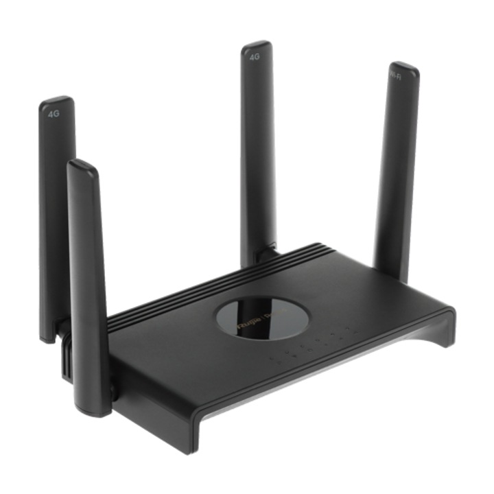 Router 4G LTE, Wi-Fi 4, N300, 1 x slot Nano SIM, 4 x RJ45 1G, Cloud Management - Ruijie Reyee