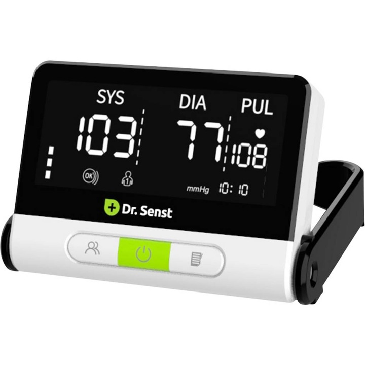 Monitor de tensiune arterială Dr. Senst BPM30D, brățară superioară, măsurare automată, display LCD mare, 127x93x73mm