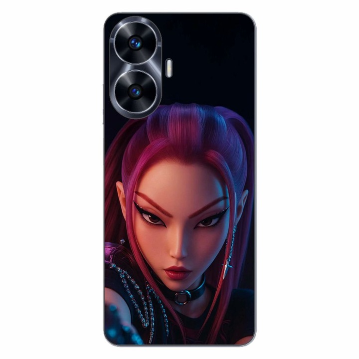 Husa compatibila cu Realme C55 Silicon Gel Tpu Model KPop Demon Hunters Beautiful Mira
