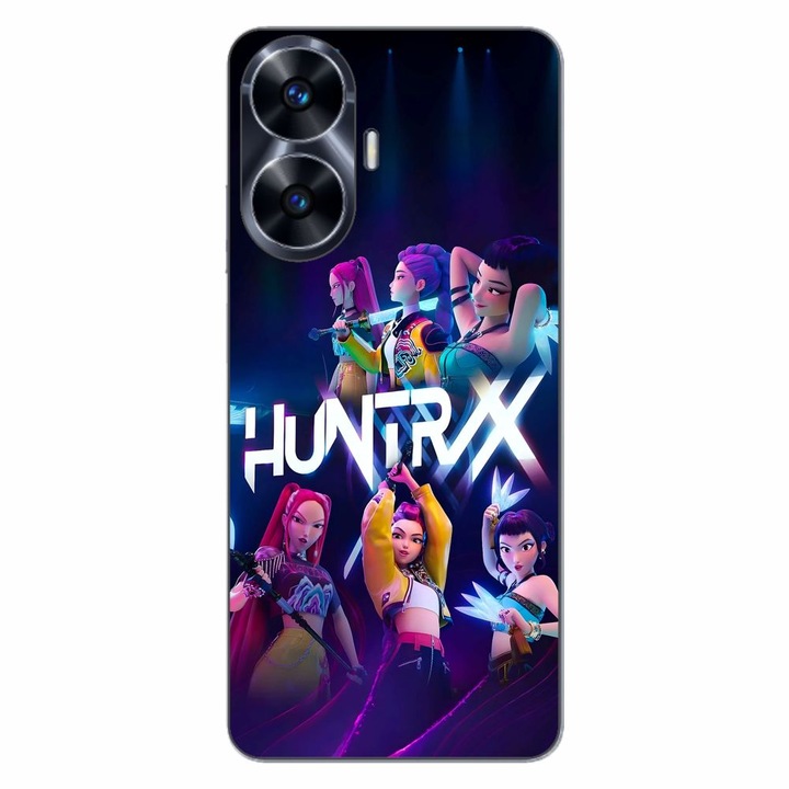 Husa compatibila cu Realme C55 Silicon Gel Tpu Model KPop Demon Hunters HuntrXX