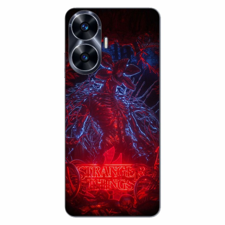 Husa compatibila cu Realme C55 Silicon Gel Tpu Model Stranger Things Demogorgon