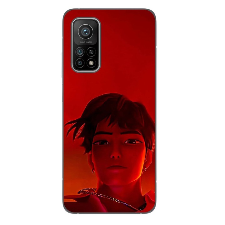 Husa compatibila cu Xiaomi 10T Pro 5G Silicon Gel Tpu Model KPop Demon Hunters Jinu Red