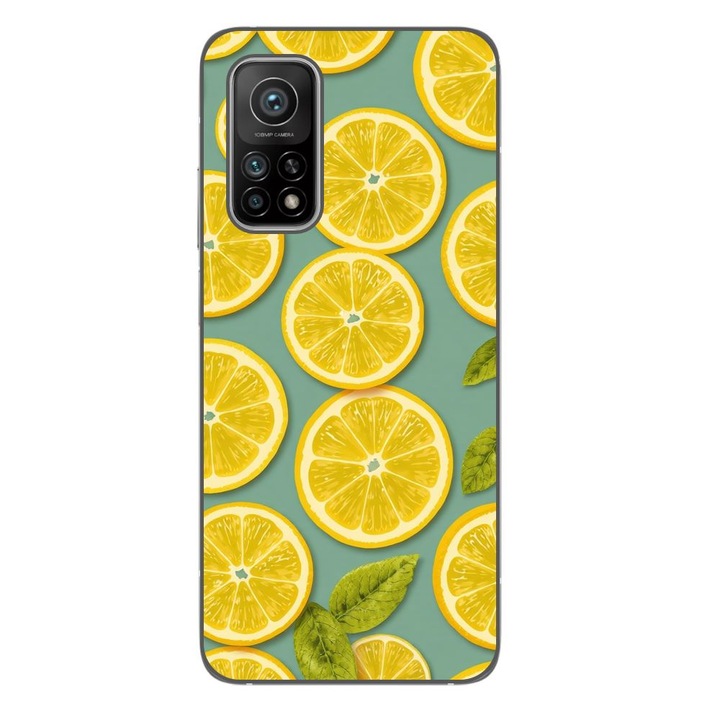 Husa compatibila cu Xiaomi 10T Pro 5G Silicon Gel Tpu Model Summer Lemon Slices
