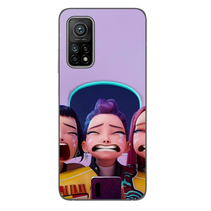 Husa compatibila cu Xiaomi 10T Pro 5G Silicon Gel Tpu Model KPop Demon Hunters Crying Girls