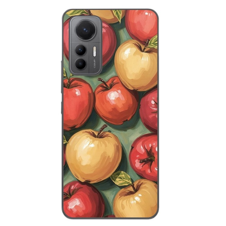 Husa compatibila cu Xiaomi 12 Lite Silicon Gel Tpu Model Painted compatibila cu Apples