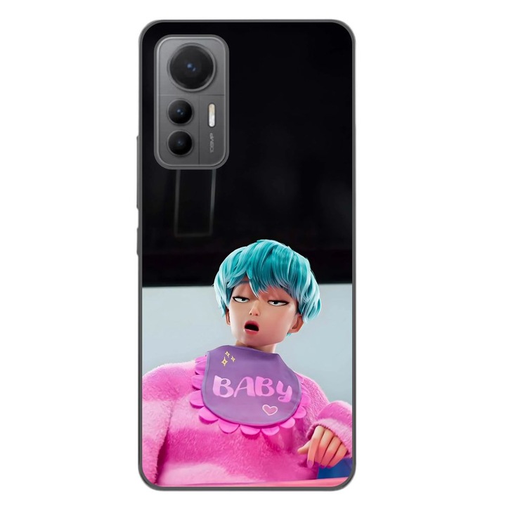 Husa compatibila cu Xiaomi 12 Lite Silicon Gel Tpu Model KPop Demon Hunters Saja Baby
