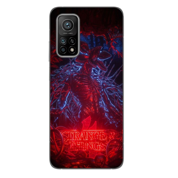 Husa compatibila cu Xiaomi 10T Pro 5G Silicon Gel Tpu Model Stranger Things Demogorgon
