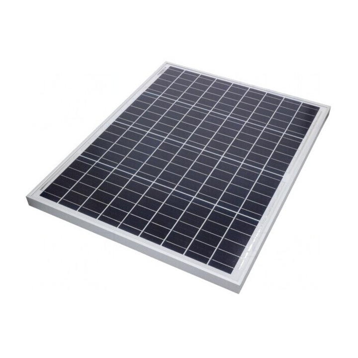 Panou Fotovoltaic Policristalin, putere 50W, dimensiune 610 x 510 x 30mm