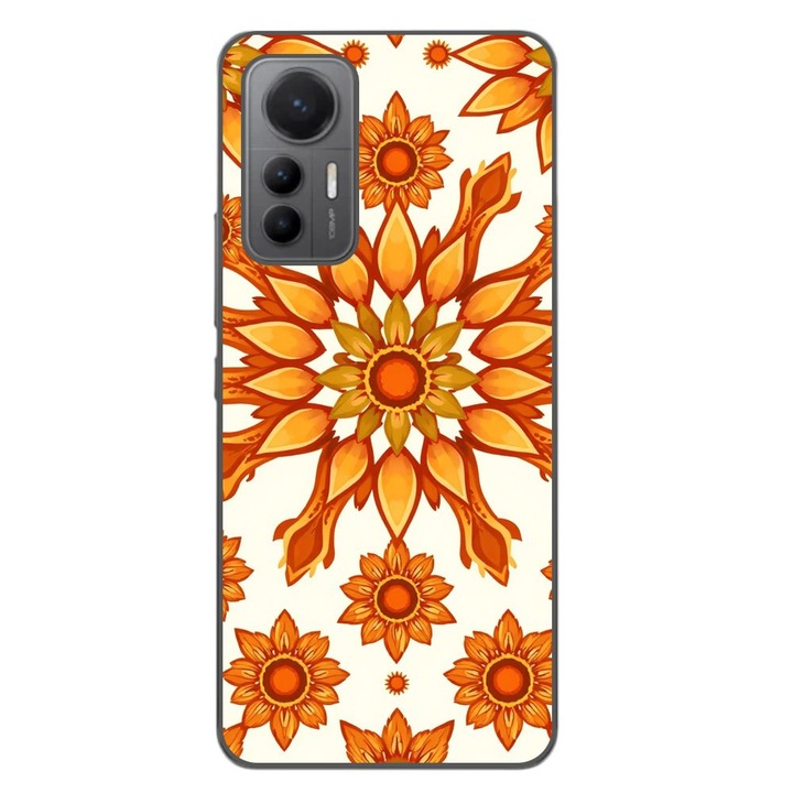 Husa compatibila cu Xiaomi 12 Lite Silicon Gel Tpu Model Sun Flower Soul