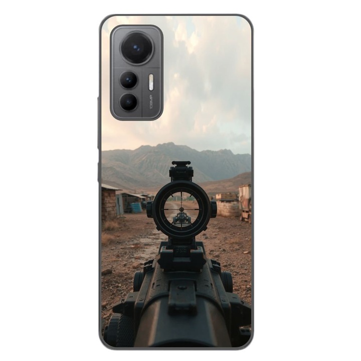 Husa compatibila cu Xiaomi 12 Lite Silicon Gel Tpu Model First Person Shooter