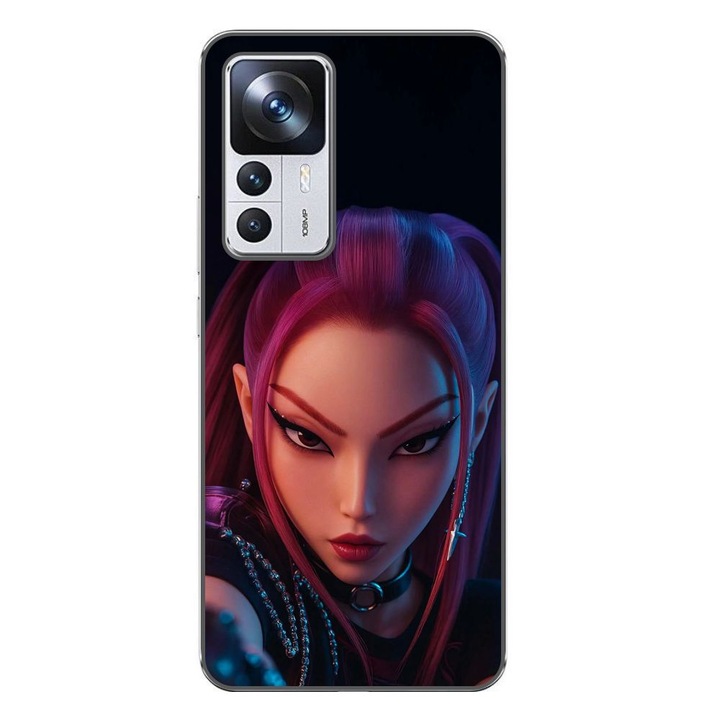 Husa compatibila cu Xiaomi 12T, 12T Pro Silicon Gel Tpu Model KPop Demon Hunters Beautiful Mira