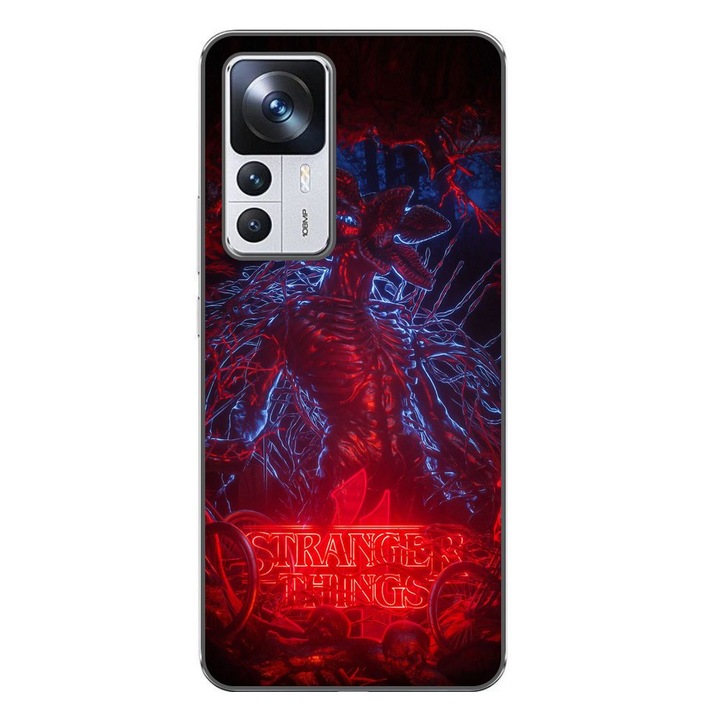 Husa compatibila cu Xiaomi 12T, 12T Pro Silicon Gel Tpu Model Stranger Things Demogorgon