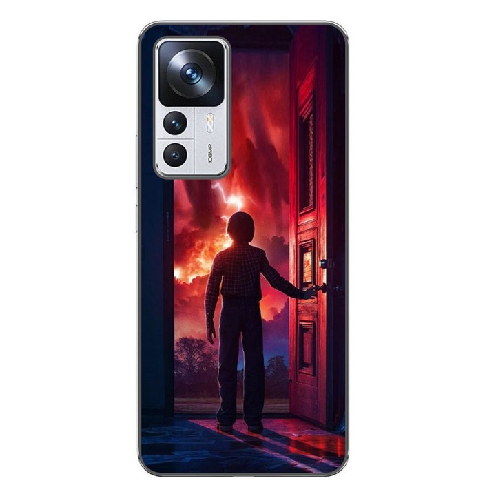 Husa compatibila cu Xiaomi 12T, 12T Pro Silicon Gel Tpu Model Stranger Things Door to Hell