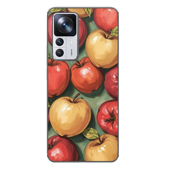Husa compatibila cu Xiaomi 12T, 12T Pro Silicon Gel Tpu Model Painted compatibila cu Apples