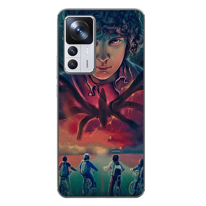 Husa compatibila cu Xiaomi 12T, 12T Pro Silicon Gel Tpu Model Stranger Things Cartoon