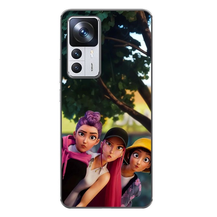 Husa compatibila cu Xiaomi 12T, 12T Pro Silicon Gel Tpu Model KPop Demon Hunters Shy Girls
