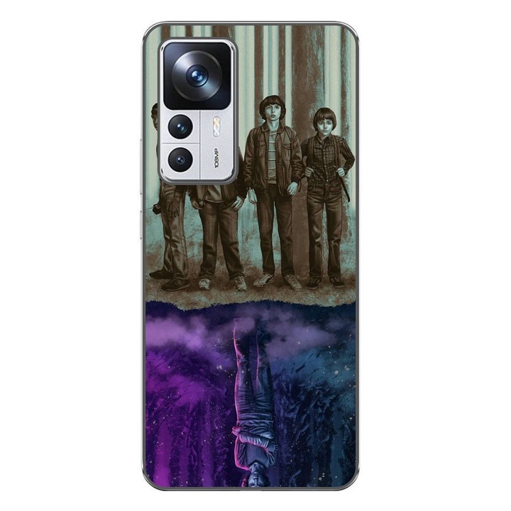 Husa compatibila cu Xiaomi 12T, 12T Pro Silicon Gel Tpu Model Stranger Things Upside Down Eleven