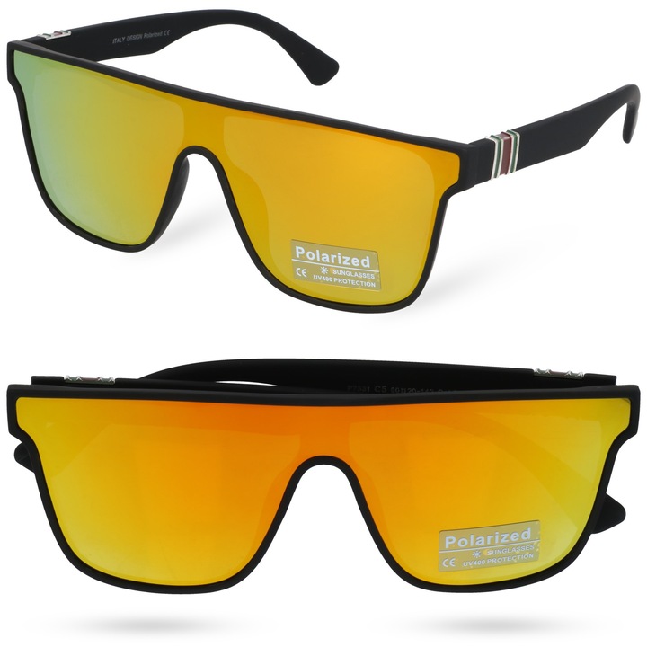 Moramo NERDY FULL LENS napszemüveg, narancssárga, UV-400, folyamatos lencse