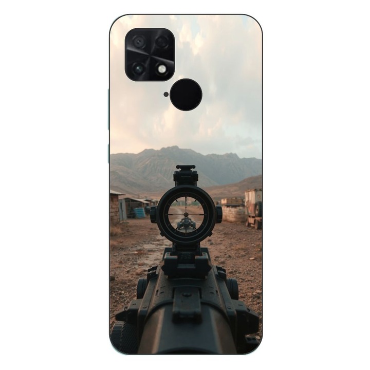 Husa compatibila cu Xiaomi Poco C40 Silicon Gel Tpu Model First Person Shooter