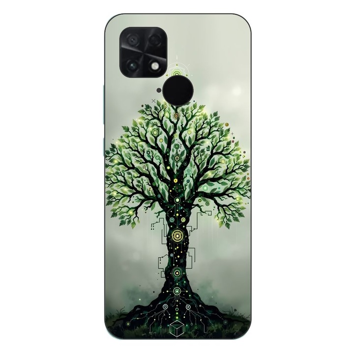 Husa compatibila cu Xiaomi Poco C40 Silicon Gel Tpu Model Mystical Tree